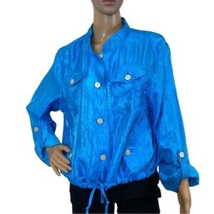 Linear Shirt size XL blue 70% Rayon